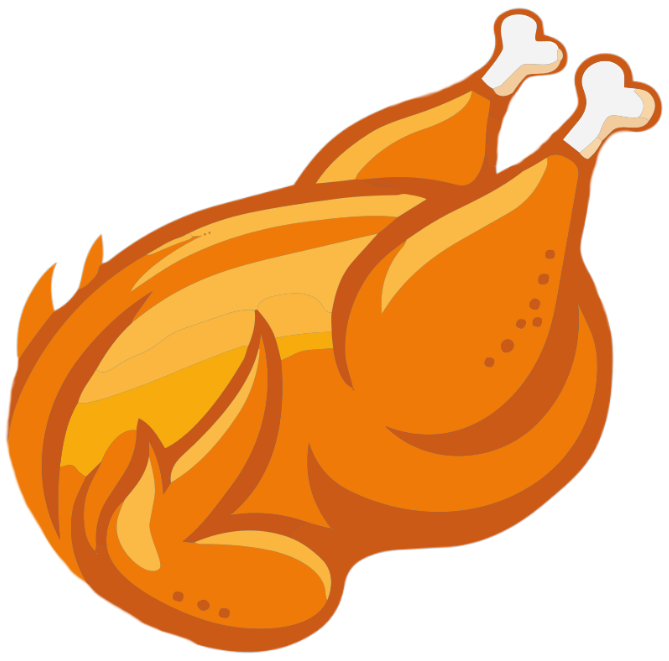 Goldbraunes Grillhähnchen